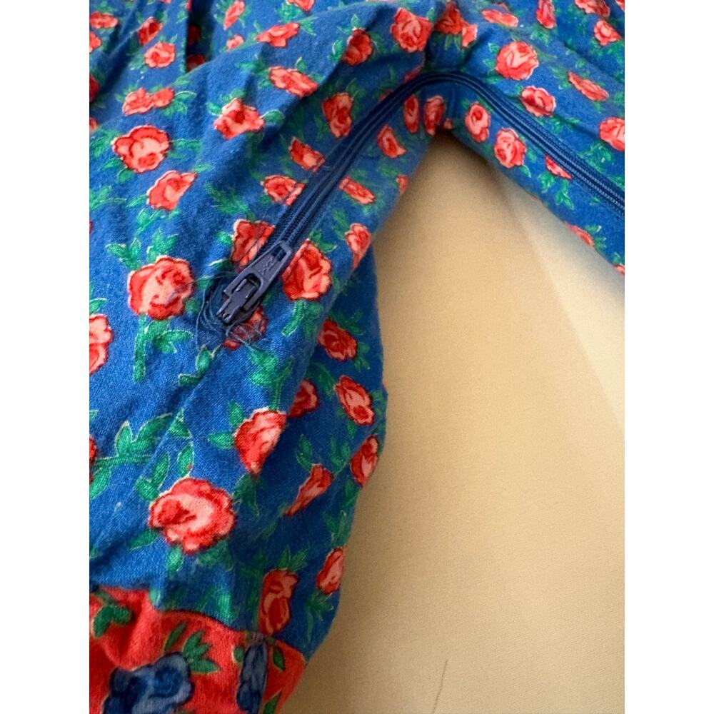 Vintage Mousefeathers Floral Jumpsuit Romper Ruffle Collar Size 2 Cottagecore - Picture 3 of 6